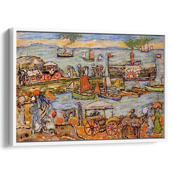 Quai, Dinard by Maurice Prendergast