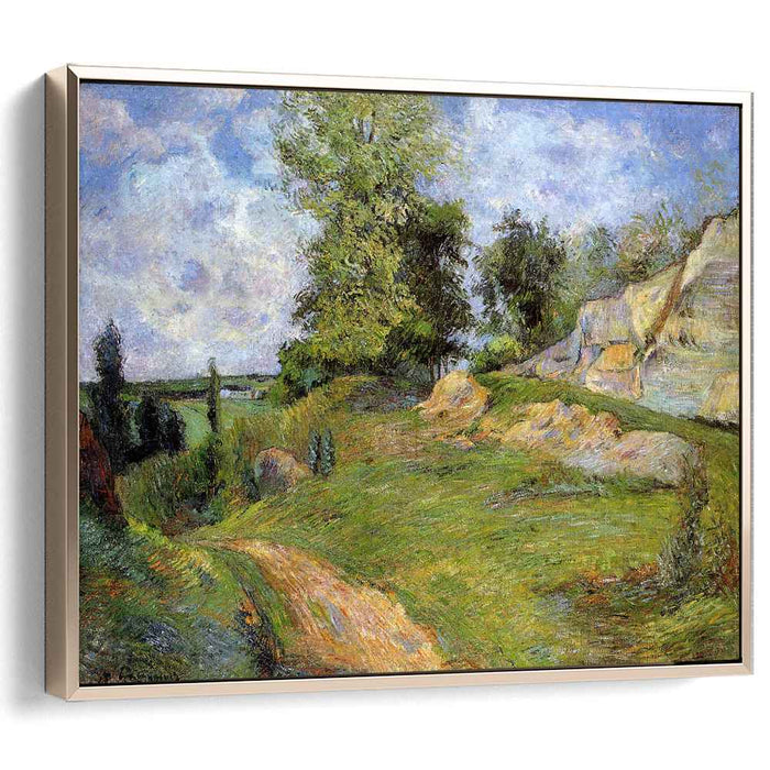 Quarries at Pontoise II (1882) by Paul Gauguin
