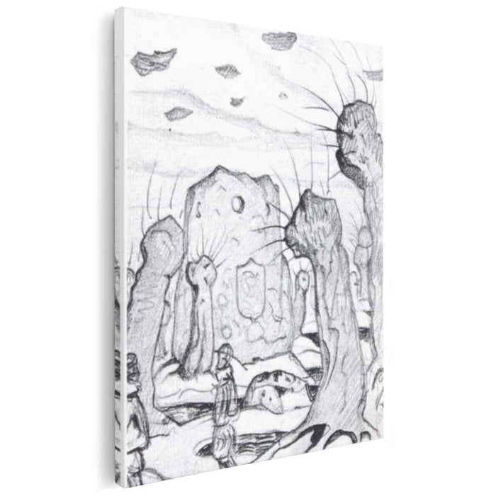 Queen Anna's tower (1913) by Nicholas Roerich