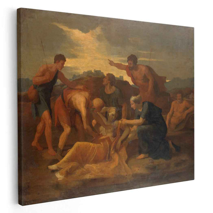 Queen Zenobia Found on the Banks of the Arax (1634) by Nicolas Poussin