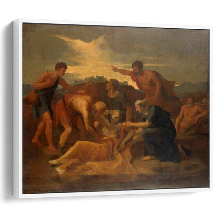 Queen Zenobia Found on the Banks of the Arax (1634) by Nicolas Poussin
