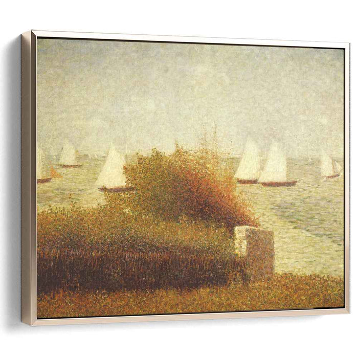 Race in Grandcamp (1885) by Georges Seurat