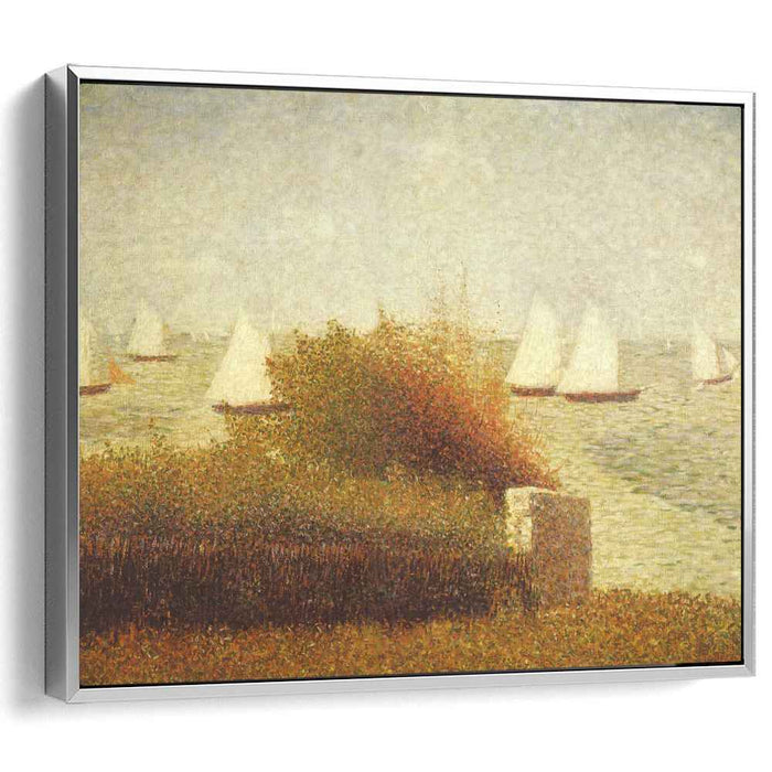 Race in Grandcamp (1885) by Georges Seurat