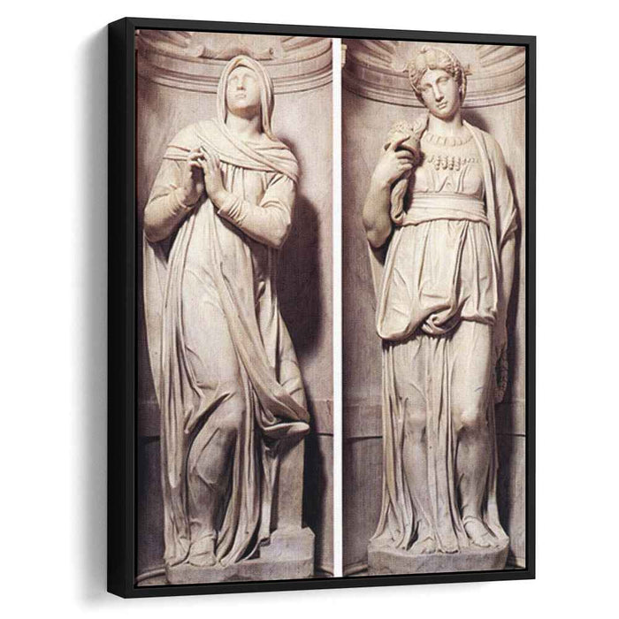 Rachel and Leah (1545) by Michelangelo