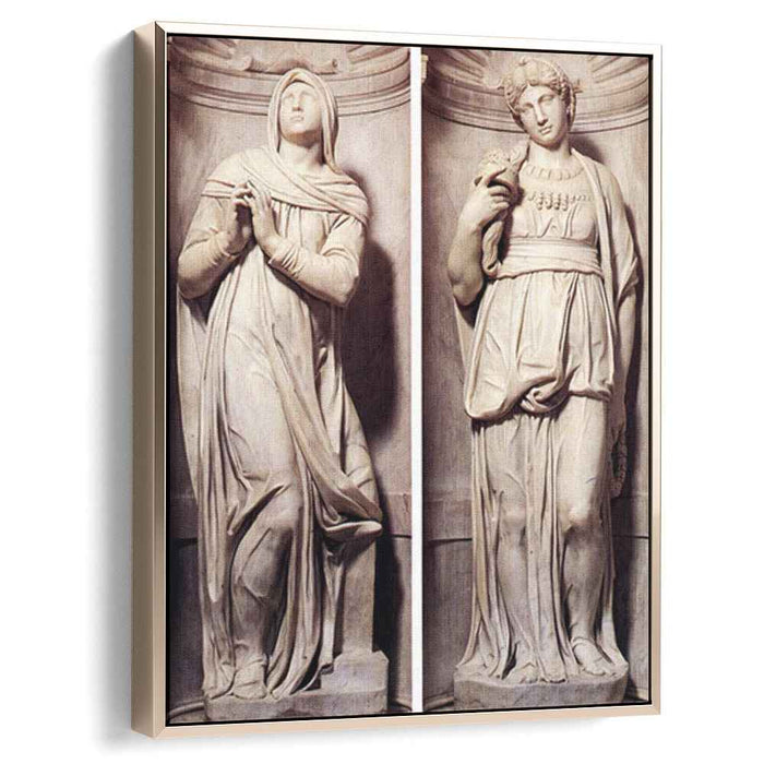 Rachel and Leah (1545) by Michelangelo