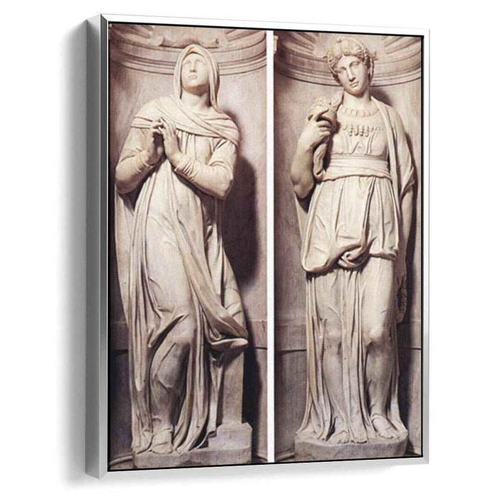 Rachel and Leah (1545) by Michelangelo