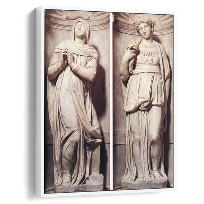 Rachel and Leah (1545) by Michelangelo