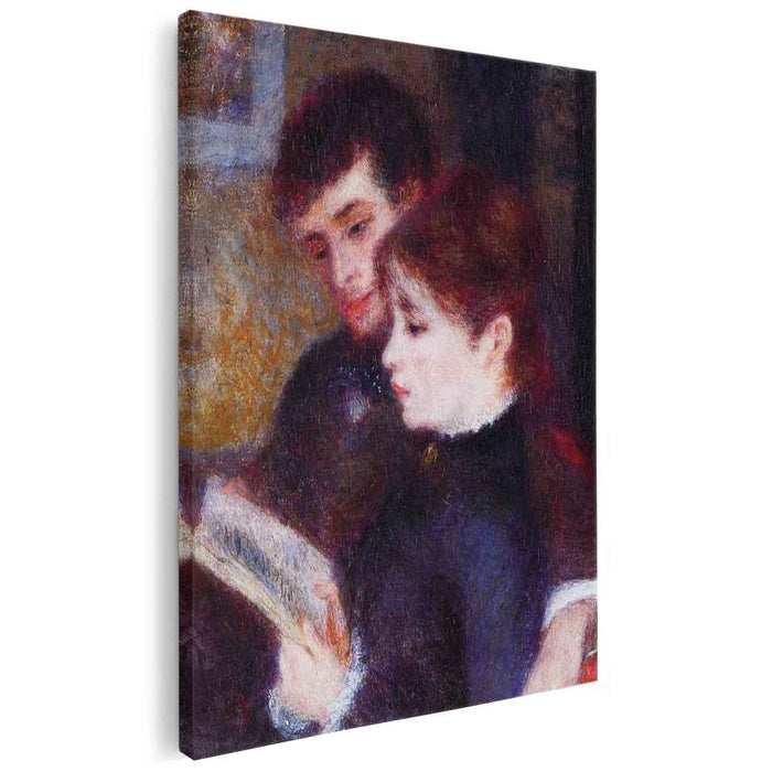 Reading Couple (Edmond Renoir and Marguerite Legrand) (1877) by Pierre-Auguste Renoir