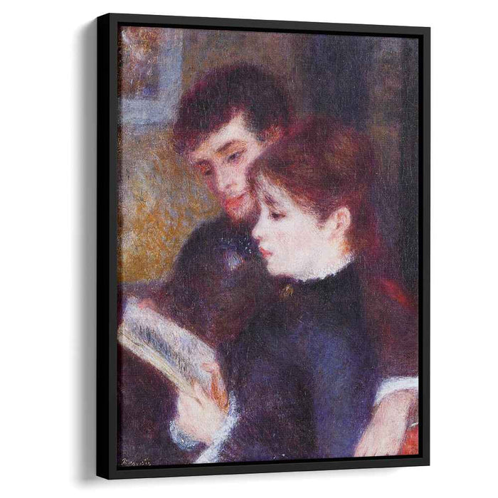 Reading Couple (Edmond Renoir and Marguerite Legrand) (1877) by Pierre-Auguste Renoir