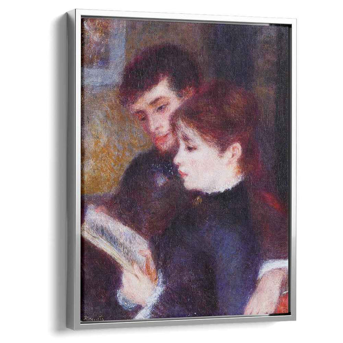 Reading Couple (Edmond Renoir and Marguerite Legrand) (1877) by Pierre-Auguste Renoir