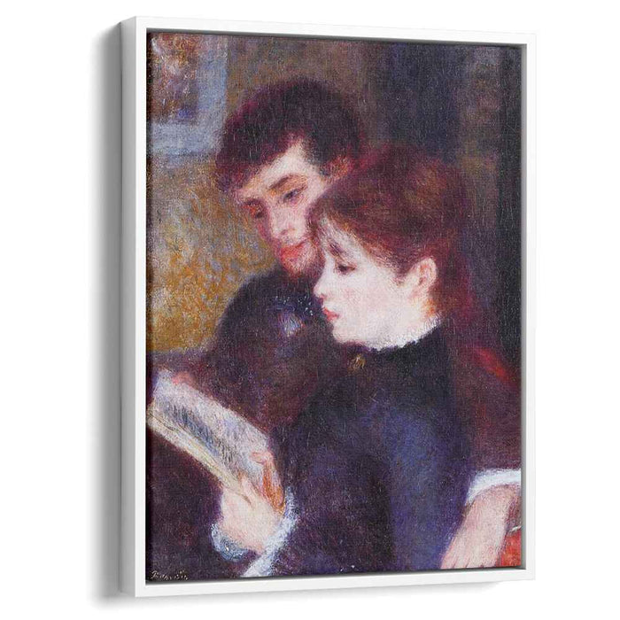 Reading Couple (Edmond Renoir and Marguerite Legrand) (1877) by Pierre-Auguste Renoir