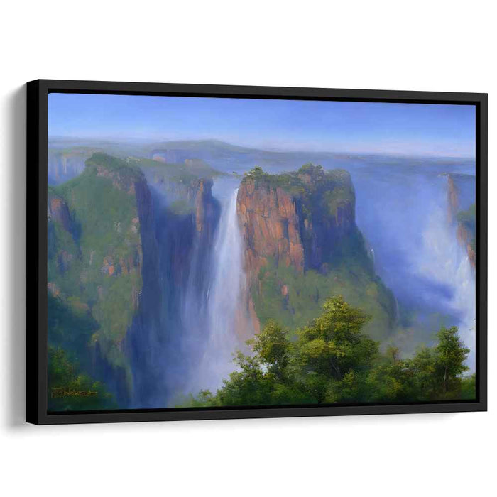 Natural Illusion: Realistic Landscape Canvas Art Print