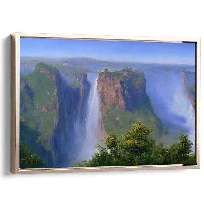 Natural Illusion: Realistic Landscape Canvas Art Print