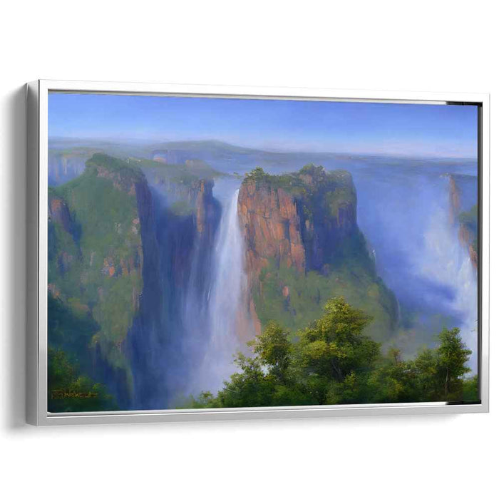 Natural Illusion: Realistic Landscape Canvas Art Print