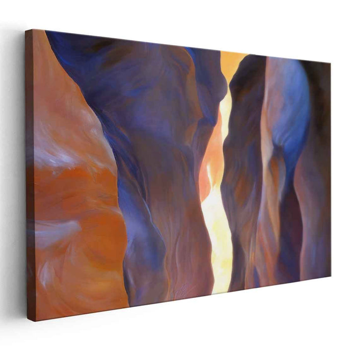 Luminous Journey Through Nature's Artistry: Luminous Journey Through Nature's Artistry Canvas Art