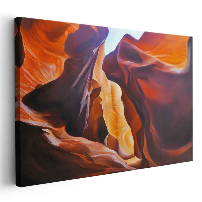 Parallel Universe Scenery: Realistic Landscape Canvas Art Print