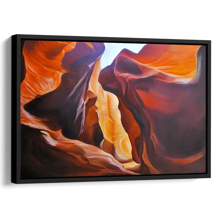 Parallel Universe Scenery: Realistic Landscape Canvas Art Print