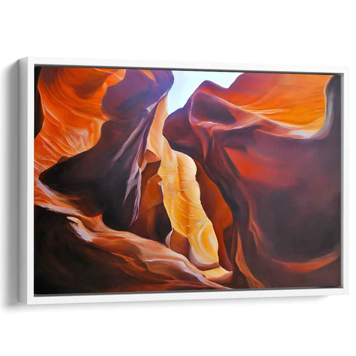 Parallel Universe Scenery: Realistic Landscape Canvas Art Print