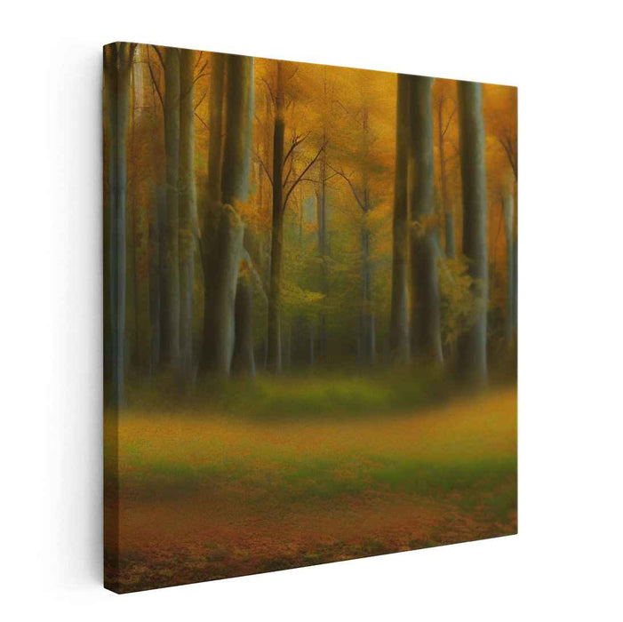 Autumn Sonata: Autumn Forest Canvas Art Print