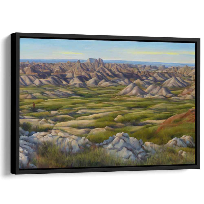 Unseen Horizons Unveiled: Realist Panoramic Landscape Canvas Art