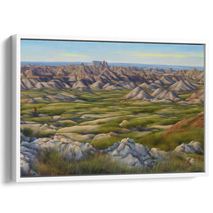Unseen Horizons Unveiled: Realist Panoramic Landscape Canvas Art