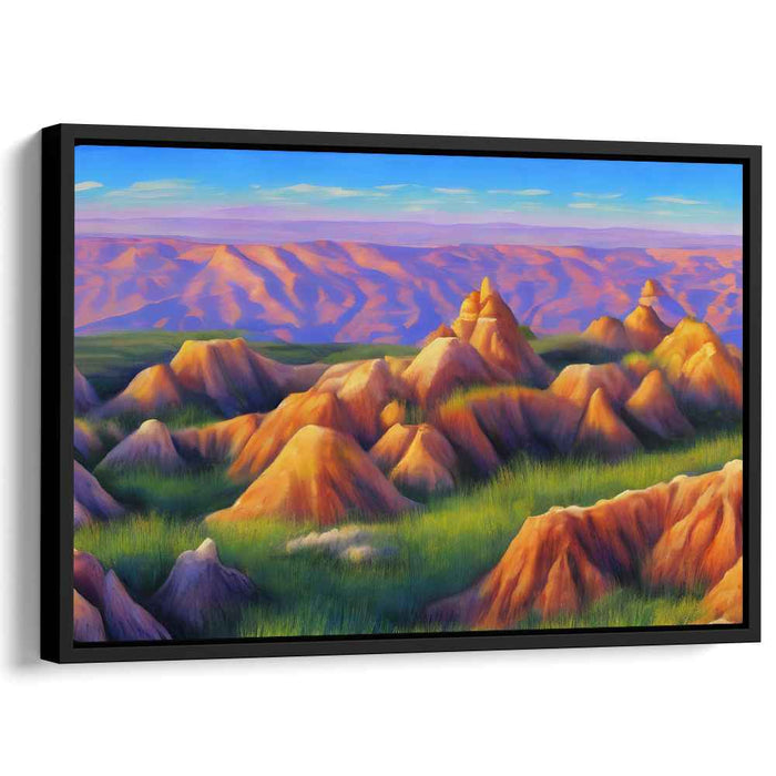 Chroma Symphony: A Vibrant Landscape Canvas Art