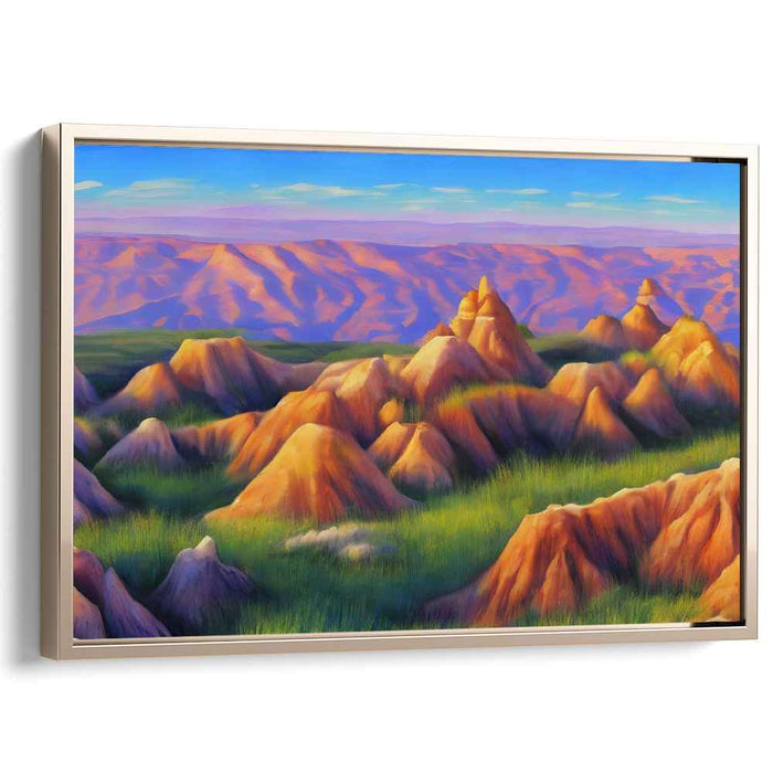 Chroma Symphony: A Vibrant Landscape Canvas Art