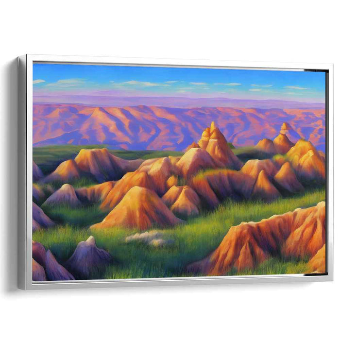 Chroma Symphony: A Vibrant Landscape Canvas Art