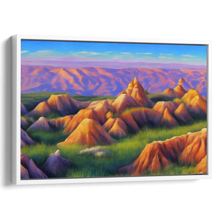 Chroma Symphony: A Vibrant Landscape Canvas Art