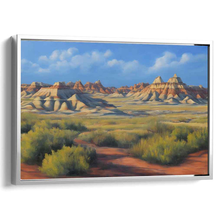 Infinite Horizons Brushstrokes: Expansive Landscape Oil Painting