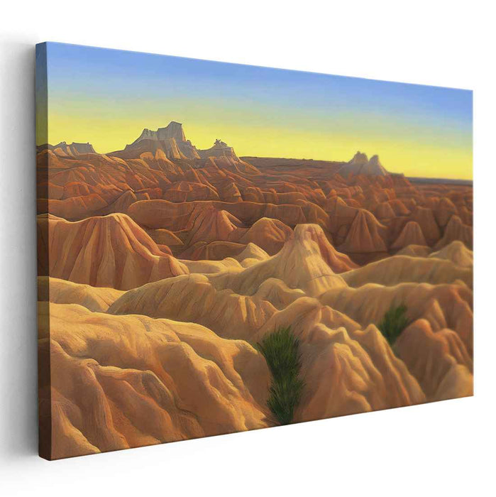 Ethereal Fields of Amber: Captivating Landscape of Golden Hues