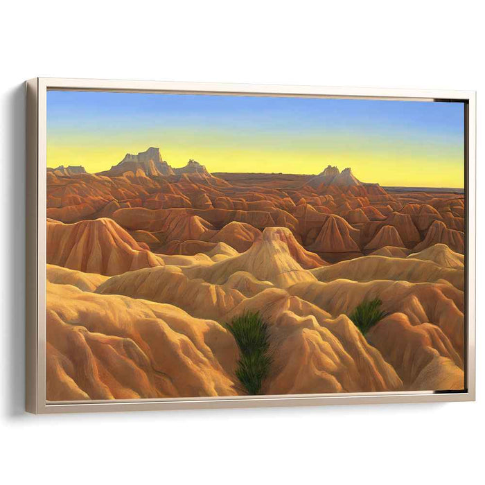 Ethereal Fields of Amber: Captivating Landscape of Golden Hues