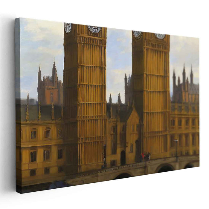 Eternal Echoes of Big Ben: A Timeless London Landmark Canvas Art Print