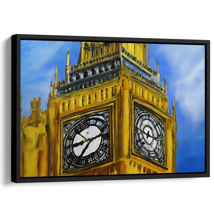 Timeless Tower Impressions: Iconic Clock Tower Canvas Art Print
