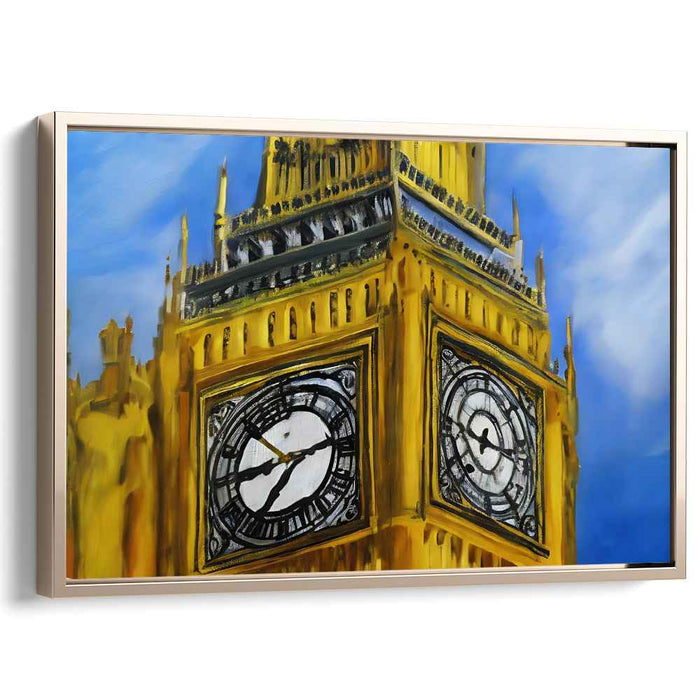Timeless Tower Impressions: Iconic Clock Tower Canvas Art Print