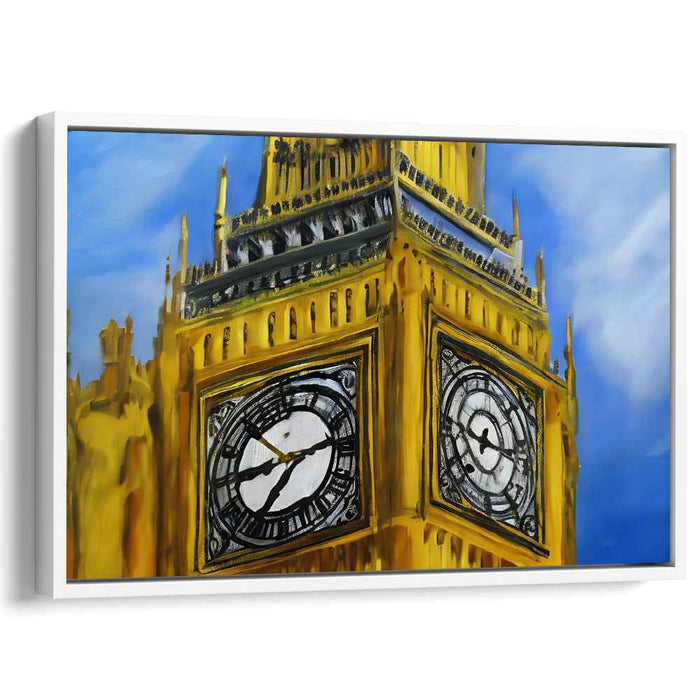 Timeless Tower Impressions: Iconic Clock Tower Canvas Art Print