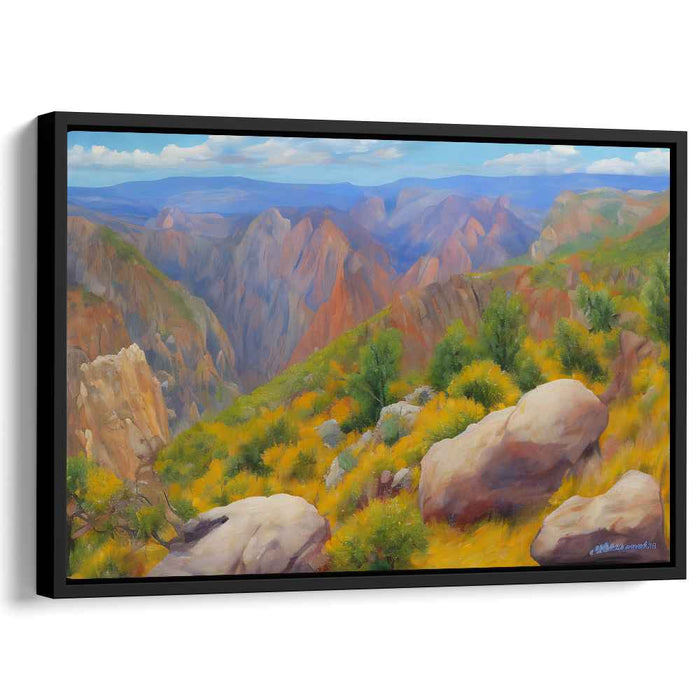 Horizons Unveiled: Panoramic Landscape Canvas Art