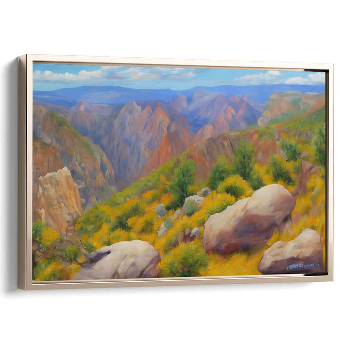 Horizons Unveiled: Panoramic Landscape Canvas Art