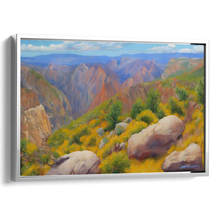 Horizons Unveiled: Panoramic Landscape Canvas Art