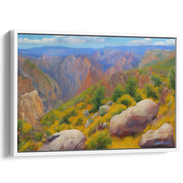 Horizons Unveiled: Panoramic Landscape Canvas Art