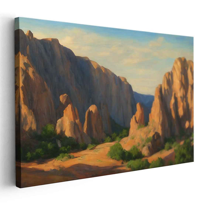 Epic Horizon Discovery: Majestic Landscape Canvas Art Print