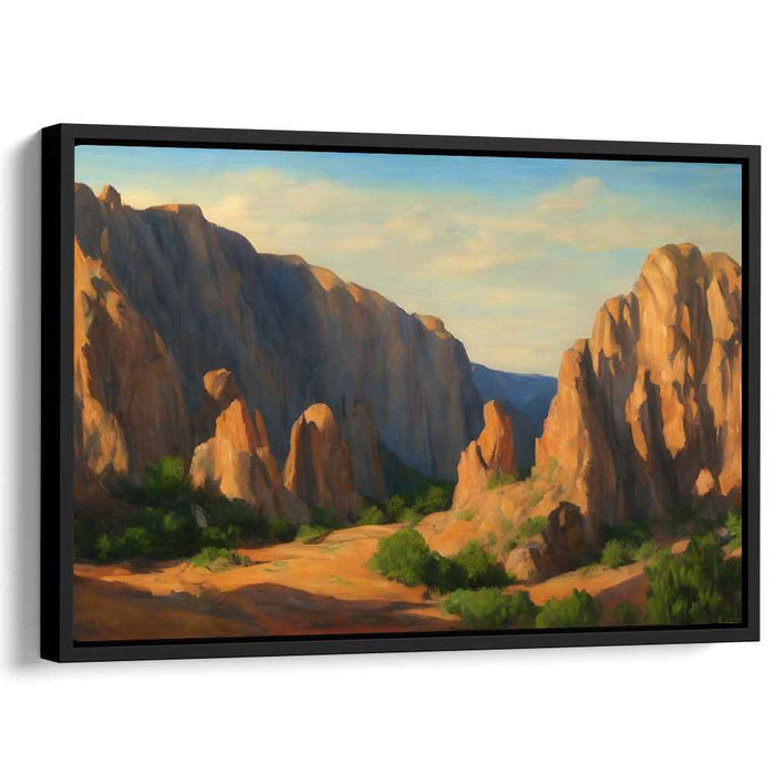 Epic Horizon Discovery: Majestic Landscape Canvas Art Print