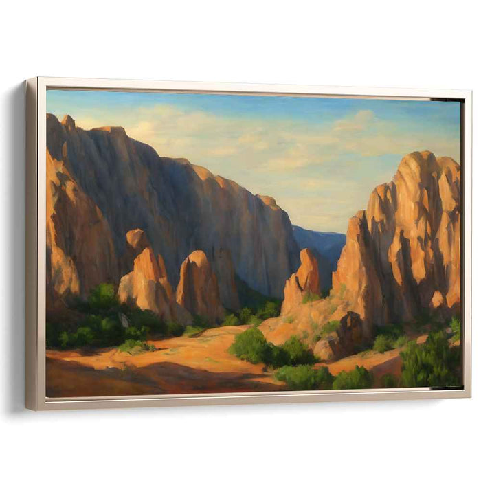 Epic Horizon Discovery: Majestic Landscape Canvas Art Print