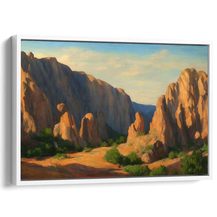 Epic Horizon Discovery: Majestic Landscape Canvas Art Print