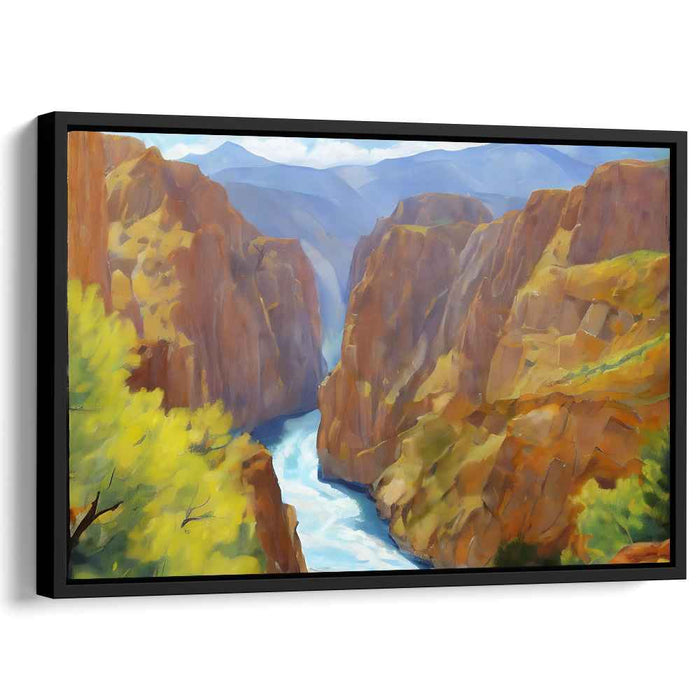 Whispers of Untamed Peace: Serene Wilderness Landscape Canvas Art Print