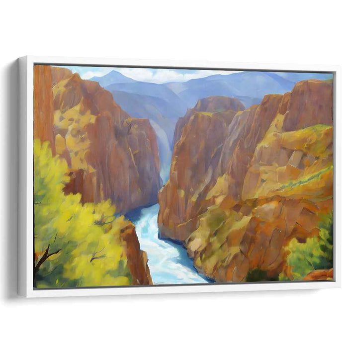 Whispers of Untamed Peace: Serene Wilderness Landscape Canvas Art Print