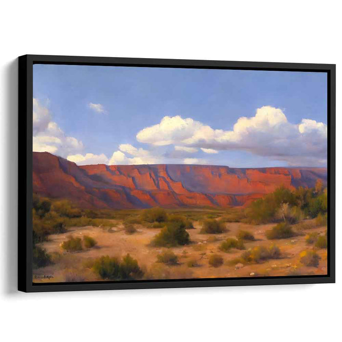 Echoes Of Solitude Mirage: Serene Desert Landscape Under a Vast Sky