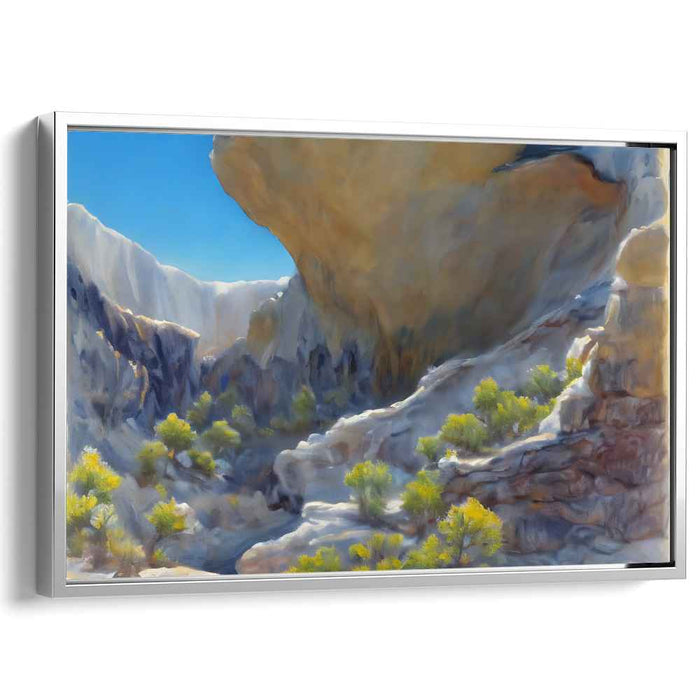 Rural Reflections: Realistic Landscape Canvas Art Print