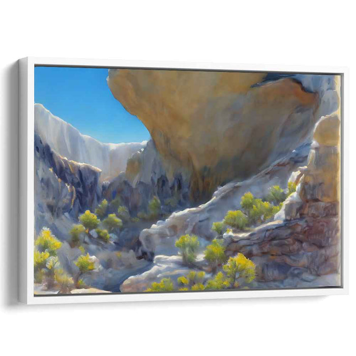 Rural Reflections: Realistic Landscape Canvas Art Print