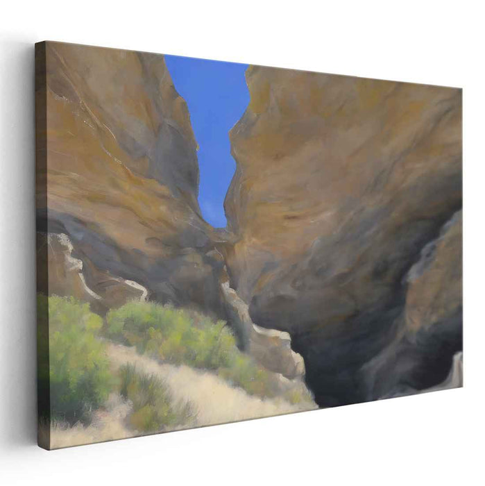 Epic Terrain Tale: A Dramatic Landscape Canvas Art Print